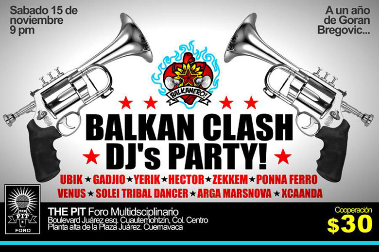 Balkan Clash la noche de selectores del sonido Balkan-Beat
