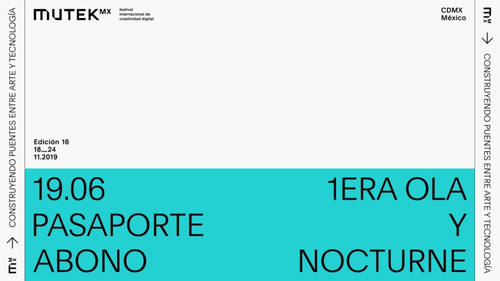 ¡Ya viene Mutek en su edición XVI!