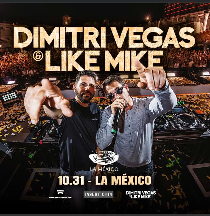 Dimitri Vegas & Like Mike harán vibrar la Plaza de Toros México en Halloween