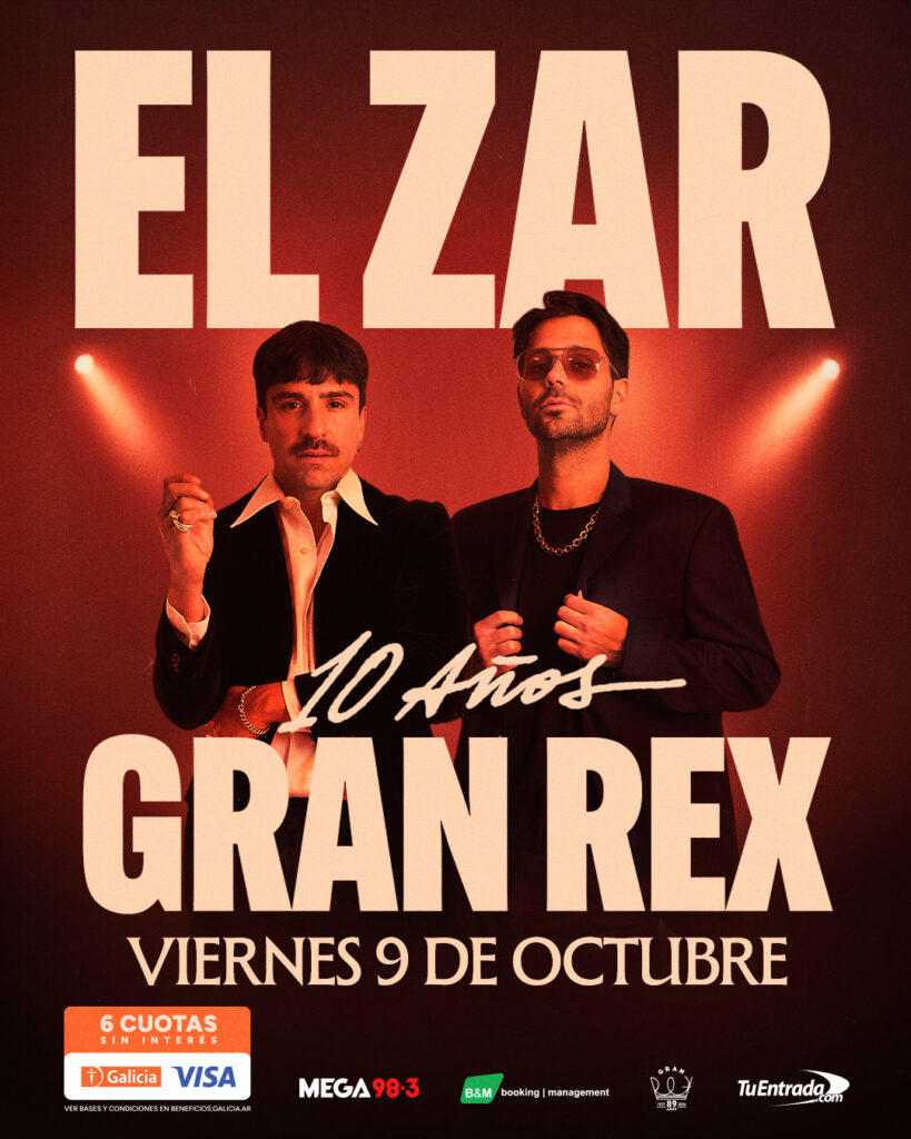 El Zar celebrará 10 años de trayectoria con una función de gala en el Teatro Gran Rex Argentina