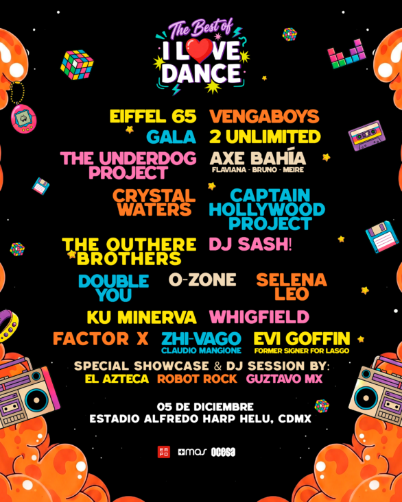 I Love Dance 2026 prepara su edición más grande y llevará el eurodance al Estadio Alfredo Harp Helú