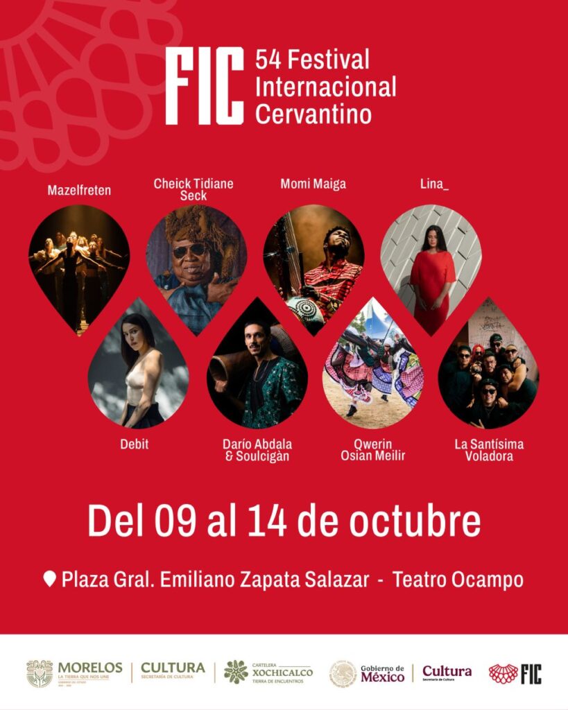 EL FESTIVAL INTERNACIONAL CERVANTINO 2026 LLEGA A MORELOS