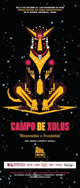 CAMPO DE XOLOS: el Xoloitzcuintle toma el Centro Histórico con arte, música e historia